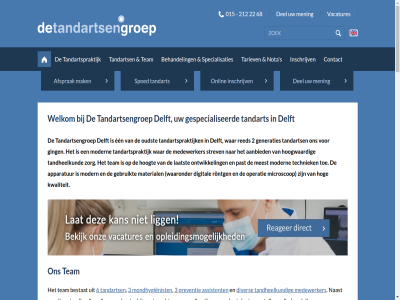 0 00 015 070 08 10 13 134 14 17 2 204 212 22 2613 3 30 4 5 506 6 68 8 8.6 86 aanbied aangeslot adriaan afsprak algemen all apparatur assistent behandel bekijk belangrijk bell beperkt bereik beschermt bestat beteken beter big binn buit cijfer contact cosmetisch db del delft digital direct diver dod doorzoek e een eig endodontologie ervar esthetisch extra gebied gebit gebitsprotheses gebitsrenovaties gebruikt gemiddeld generaties genez geregistreerd gespecialiseerd gevall gevoel gewaardeerd ging grot hog hoogt hoogwaard implantologie inschrijv ker kou kunstgebit kunt kwaliteit laatst maandag mak material medewerker meest mening microscop modern mondgezond mondhygien mondhygienist naast nem nieuw nota onderzoek onlin ontwikkel onz open openingstijd operatie oploss oudst parodontitis parodontologie past patient pauwstrat pijn plan prachtig preventie preventiev privacyverklar prothes pulpa receptie@detandartsengroepdelft.nl regulier review rontg rontgenfoto rout s schrijf seal som specialisatie specialisaties spoed spoedgevall stat strev t tand tandart tandarts tandartsengroep tandartspraktijk tandheelkund tandvles tariev team techniek telefonisch terecht tijdig toe total tuss uur vacatures voorkom vrijdag waarder waarom waaronder war websit weefsel welkom wortelkanaalbehandel zeker zoet zorg