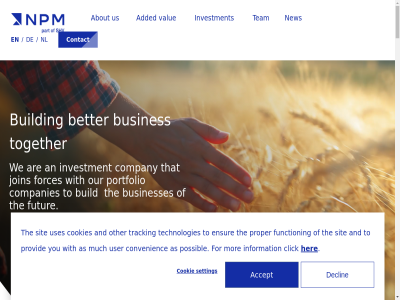 +31205705555 1 1077 2 2026 80539 9051 93 about accept accordanc added amsterdam an and approach are as authoris be better bl breitnerstrat build building busines businesses capital click companies company contact convenienc cookie cookies covered current data declin development discover email ensur for forces function futur gent has her hereby hom i info@npm-capital.com information informed investment issue join latest lik linkedin magazin market maximilianstraß mor much munch my new newsletter nl npm other our policy poortakkerstrat portfolio possibl privacy proces proper provid read see setting sit stay subscrib team technologies that the to together tracking updates us user uses value we with would you