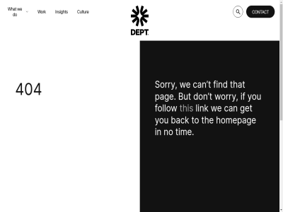 2026 404 about back basic/dept but can carer chang contact cultur dept deptagency.com do dogstudio/dept don dumbar/dept find follow found get hello homepag if impact insight instagram legal link linkedin location monday/dept newsletter no not notices our pag report search sorry studio submit subscrib t that the this tiktok tim to touch us we what with work worry you