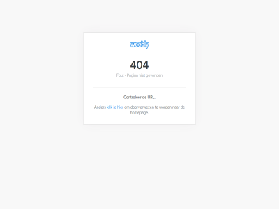 404 ander controler doorverwez fout gevond homepag klik pagina url