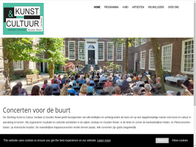 2026 4 aanrak acht achtergrond activiteit afwijz all allow april artiest best binn buit buurt buurtgenot c concert cookies cultur culturel data ensur experienc facebok geeft get goud gratis herdenkingsconcert historisch hofjes hom impressies instagram jordaankrant jordan kan kom kunst laagdrempel learn leeftijd lent locaties maandelijk manier mei mor muzikal najaarsconcert nieuw noorderkerk on optred optreden organiser our plat pleinconcert programma reael seizoen seizoensprogramma september start stichting the this to toegank total tuss tweewek uses verschijnt vind vindt volg vrijwilliger we websit wij wijk will you zoek zomer
