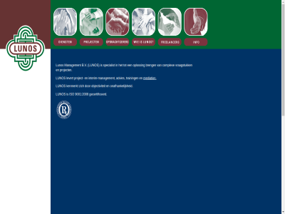 2008 9001 advies basis dienst gecertificeerd interim interim-management iso kenmerkt levert lunos management management-dienst mediation objectiviteit onafhank project tijdelijk training