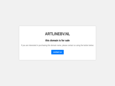 are artlinebv.nl below button contact current domain for if interested nam pleas purchas sal the this us using you