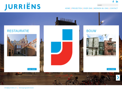 bouw contact hom info@jurriens.nl jurrien les project restauratie vestigingsadress werk