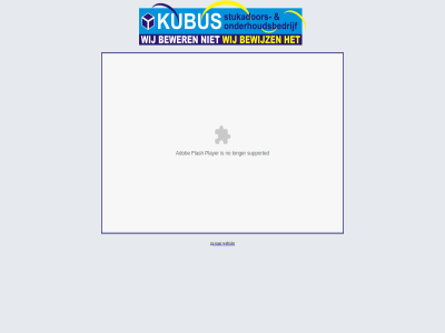 klussenbedrijf kubus websit