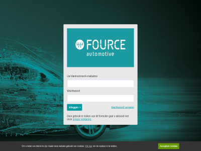 accepter akkoord automaterial automotiv band beter cookies dienst formulier fourc gat gebied gebruik gereedschapp grossierket inlogg klantnummer/e-mailadres klik maakt mak onz privacy stell verget verklar wachtwoord websit