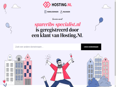 domeinnam geregistreerd gereserveerd handleid hosting.nl inlogg klant spareribs-specialist.nl