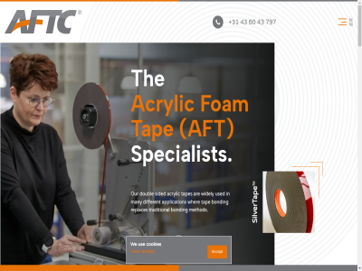 +31 /4 0 1 100 2 2026 3 4 43 60 797 a accept acros acrylic acylic addition aerospac aft aftc aftcgroup.com after all and announc appliances application are around articl as assist at automotiv best betwen bond bonding brochures building can capability carer cases center chapter check cleaner common company conductiv construction contact cookies copyright cor countles cut dat datashet detail detailed different direct directly diver doubl down electronic everywher explor family fel find flores foam follow for free goal group guid hav help history hom how however ideas illustrat industrial industry info@aftcgroup.com intended join kis latest lin linkedin list location longer looking luis mad manager many mark may menu method mexico mission mor most mr ned network new newsarchiv next no now on one ones ontwerp or our out own pad partner pe pet pleas pp present previous primer product properties proud proudly rang read realisatie registered replaces representativ reserved right s sales scroll searching select showcases sided signing silver silvertap silvertapes solar specialist stay stick substrates suit sustainability tap tapes technical that the their then thermal this tm to trademark traditional transportation trend two ultimat up us use used versatility view viscoelastic visibl vision vs we welcom wher who widely wider with work worldwid www.aftcgroup.com www.mediakracht.com you your
