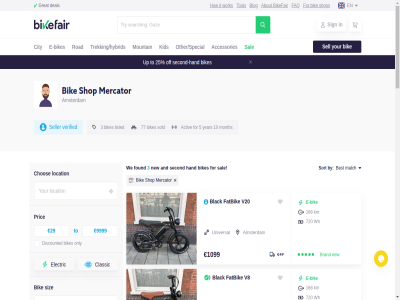 +31 0 002 1 10 1011 1099 150 1599 168 1799 2 2024 25 3 49 5 7 720 77 7787 85 a about acces accessories activ adventur again all amsterdam and any anytim arrival b.v best bik bikefair bikes bikeshop black blog boomsslot brak brand buy buying by calculator can check chos city classic clearing cm colour condition cooperat copyright cr data deal discounted dutch/city e e-bik e-bikes electric end euro exclusiv facebok faq fatbik features filter finder for found fram from gender get great guarantee hand how instagram it kid km learn list listed location lock lowest marketplac match material max mercator mom/dad month most mountain navigation netherland new newsletter nl off offer on onlin only or other other/special our pick pictures policy pric privacy proces rang reached recht reserved return rider right road sal second second-hand see sell seller selling shop sign siz sold som sort special start strava subscrib support@bikefair.nl supported tak term the them thousand to tol trek trekking/hybrids trusted try typ under universal unsubscrib up updates used v20 v8 verified visited we wh why with work year you your youtub