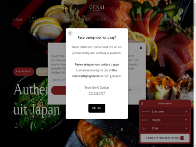 020 2026 3727 626 a accepter afhal akkoord amsterdam apparat bakery beher bekijk bel bepaald best bied built by centrum contact content cookiebeleid cookies d dag dienst e eenvoud en/of ervar functies g ga galerij gard gebruik geeft gegeven gemaakt genki googl grill groep h hom i id informatie intrekt invloed j japan k klik m main map menu mogelijk n nadel nem onlin p pixel plaats prijz r raadpleg reserver reserveringssystem restaurant s schakel sit skip slan stemm surfgedrag sushi t team technologieen telefonisch the to toestemm uniek vandag verwerk via voorkeur wij zoal