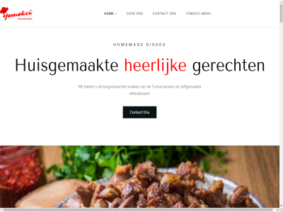 bied contact delicatess dishes gerecht heerlijk hom homemad huisgemaakt keuk langverwacht menu smak turk wij yemekci zelfgemaakt