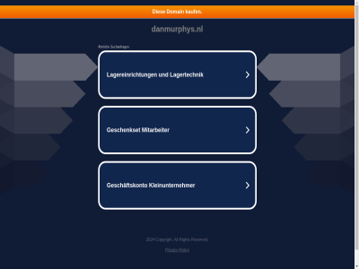 danmurphys.nl dies domain kauf policy privacy
