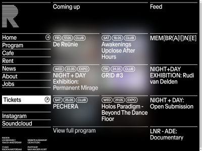 1 1066 17.05 18.05 2023 22.05 24.05 25.05 29.05 3 a about ade after amsterdam awaken beyond br by caf club coming danc day deld design documentary e ea exhibition expo fed flor fri full grid holos hom hour i instagram job lnr louwesweg max mem mirag mor n new night open ozon paradigm pechera permanent photos program radion rent reunie rudi sat soundcloud studio submission the ticket up upclos view voort websit wed