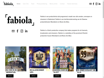 19xx 24 99 a all alleskunner and anna are b.v battl beter bijt blue boxing broadcaster channel coming company contact dierentuin disaster dochterondernem duo dutch eerst einer erbij fabiola faking flemish for froger germany groet hak hom hond hous houses hulp iederen it jar k kerstspecial kijker laatst lat lev liev limit los maakt makes man mariann moet mores.online nederland nooit omroep pappenheimer pretend privacyverklar productiehuis productiehuiz production program programma prominent roses s schlagt seh sie sky slot son star status streamer student subsidiary t tattoo team that the tijd tiny topdokter tv tv-kijker uur vaatstra vip vlam watch wereld winnar woestijnvis xl zender