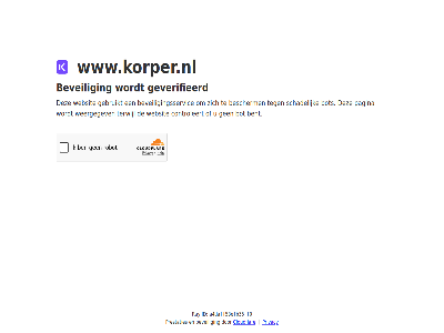 a4daff58efb36ff0 bent bescherm beveil beveiligingsservic bot cloudflar controleert even gebruikt geduld geverifieerd id pagina prestaties privacy ray schadelijk terwijl websit weergegev www.korper.nl