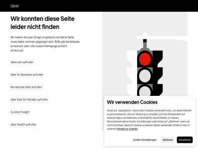 ablehn adres akzeptier ander annehm app auf aufruf bei bit busines cookie cookie-einstellung cookies dabei damit das dein dies diesem ding du eat ein einfach einschließlich einstellung erfahr erneut find for freight fur gefund gegang gib hab handler health hinweis homepag ihr kann karrier klick konnt leider media mehr mess mochtest mus nicht oder par personalisier ruf schalt sein seit social uber uber.com um umgebaut und unser unserem verlor verwend websit websites wenn werbung wir wirksamkeit zu zweck