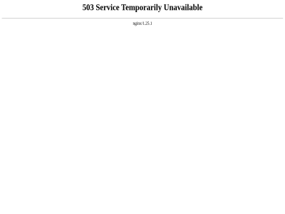 503 nginx/1.25.1 servic temporarily unavailabl