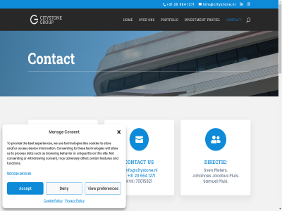 +31 /bkg 1077 1271 20 2009 2026 224 664 70015821 a accept acces adversely affect agency allow amsterdam and and/or as behavior bericht best brand browsing bv by certain cityston consent contact cookie cookies data deny design detail development devic digital directie e energy ethical experiences features for function geobasis geobasis-d googl gren group hom hosting ids info@citystone.nl information investment jacobus johannes kaart kaartgegeven kvk leading lik manag market may media netherland not on or pieter pluis policy portfolio powered preferences privacy proces profiel provid renewabl samuel satelliet services sit sneltoets social stadionweg stor stur such sustainabl sven t technologies the thes this to unique us use view voorwaard we websit will withdraw wordpres