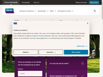 0 2 2026 6 aannemer aanpass aansluit aanvrag accepter adres algemen bekijk bepal buurt check contact cookie cookies copyright cvd daarom dagelijk detail disclaimer doet elk energiefraud energienet ga gan gaslucht gebruik gegeven gemeent geschikt gev grag grootst grootzak help hom huisnummer ide informatie installateur intrek inzicht keihard keuzehulp kleinzak kunt lez liander liander.nl maakt mak meld meter meterkast meterproblem meterstand mis mogelijk moment morg nieuwsoverzicht nodig onderhoud onz ooit opwek over pagina partner per person postcod privacy projectontwikkelar regel regio s sam situatie slimm slimmer statement storing strom stroomnetchecker tariev teruglever thuis toegank toestan toestemm toevoeg ton uitbreid vandag verbouw verder verwerk verzwar voorbereid vooruit voorwaard wachttijd we websit weiger welk werk werkzam wet wij wijzig wilt woordvoer zoek zonnepanel