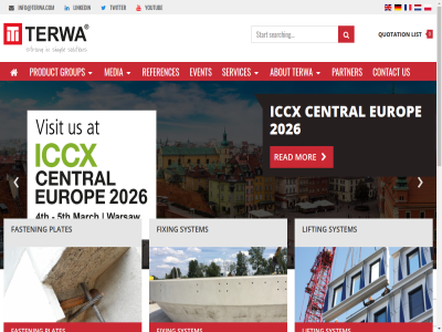 +31 +40 +91 -3 -30 -353 -372 -629 -89 0 00 000 1 1329 1995 200032 2026 211 25 2nd 3401 366 4 41 5 507075 575 5f 611 687 699 a about all and b.v b05 by can central channel china cicha click company component condition construction contact development disclaimer distribution east english europ event experienc fasten fixing follow for ghimbav global group history hq iccx ijsselstein india info@terwa.com kamerlingh kep kind latest launches lifting linkedin list lok media metal middl mission mor mz netherland no.107 o.o on onneslan other our partner plates poland policy precast presenc privacy product production quotation read references related road romania sales services shanghai social solution south sp srl statement strada supplier system sânzienei term terwa than the to twitter ul updated us warszawa we web with year you your youtub z zhongshan