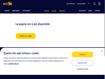 00 00144 00484960588 00905811006 1 20097 4.005.358.876 a accessibil accessibilità accetta agi alla alluvioni altri area ast attività azienda azioni bandi c calendario capital carrier che con condizioni contatti cookie cookie-policy corso da dell della dettagli di digitalment disegnata disponibil documentazion donato e emilia energetica eni eni.com enispac enrico ezio faq fin fiscal global governanc hom i i.v immediata impegno impostazioni impres impresa info investitori inviarti it iva l la le legal linea link manifestat mattei media mi milanes mission modern modo n navigazion nel new newsletter non nostra offr offrirti pagina partita per phishing piattaforma piazza piazzal più policy preferenz presenza privacy prodotti profilazion prospettiv pubblicità questo raccontando registro remit ret rifiuta riservata rivolg roma san scopri secondarie sed sedi servizi si sito slavery social sostenibil sostenibilità statement tecnologica termini torna transizion trasparent trovata truff tutti ulteriori un una utilizza valori vanoni via vision visita we web è