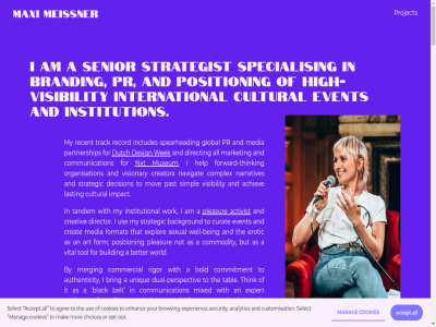 0 2005 2022 2025 2026 63047594 a about academically accept accountability achiev acros activism activist add advic advocat agencies agil agility agree all allow alongsid am amsterdam an analytic and antwerp any approach are art as assistanc at attitud attuned audacity audiences authenticity avant avant-gard background backstag becaus befor being believ belt better beyond black blend bold boneschansker boundaries boundary boundary-push box branding brav bridging brillianc bring browsing btw buffered build building but by campaign can champion choices clear cod coffee collaborat comedy commercial commitment committed commodity communication community company complex confidenc connect connection consult continue convention cookies courag creat creativ creativity creator credit cros cultur cultural culturally curat curation curator customisation cut cutting danc decision deeply deserv design desir dia different digital direct director disciplin disciplinary discus disrupt diver diving doesn don dreess driv driver dual dual-perspectiv dutch ecosystem email embedded empower energy engagement enhanc ensur erotic essential ethical event every everyth exactly execution expand expectation experienc experienced experimental expert explor expression fair family fascination fast fast-paced fearles fest fiercely film financial finish first fit fluidly for form format forward forward-think foundation fresh from gallery gard german get getting getting-shit-don glerum global grab ground growing guid happen hav headfirst heavy heavy-hit help high high-impact high-level high-visibility hitting hometown honest honesty how human i ideas identity if imag impact includes initiatives innovation institution institutional intern international intersectional into it jonas jump kvk lab111 larg last lasting launch layer lead learned let level lies lik lin looking magazin mak making manag market mart master maxi maxi@maximeissner.eu mean meaning meaningles media meissner merging messag mix mixed