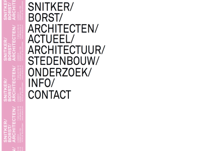 actueel architect architectur borst contact info onderzoek snitker snitker/borst/architecten/home stedenbouw