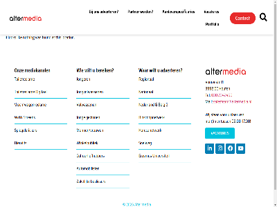 0 030 1 11 2 2026 2342450 3 3992 4 7 aanleverspecificaties adverter altermedia at automobilist belgie bereik beslisser biervilt bioscoopnetwerk bioscop contact cultuurliefhebber dc digital erasmus found gezinn horeca horecanetwerk hout it jong jonger jongvolwassen klar lik location lok mail mannen/vrouwen mediakanal national nederland not nothing onz pag partner portfolio regional salesteam@altermedia.nl scren snelweg spiegelsticker stan tel this toiletreclam universiteit vacatures volwassen voorvest vrachtwagenreclam war wij wilt winkelpubliek wow zakelijk