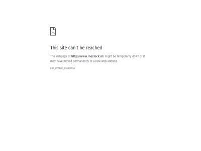 a addres at be can down err hav invalid it may might moved new or permanently reached respon sit t temporarily the this to web webpag www.inezlock.nl