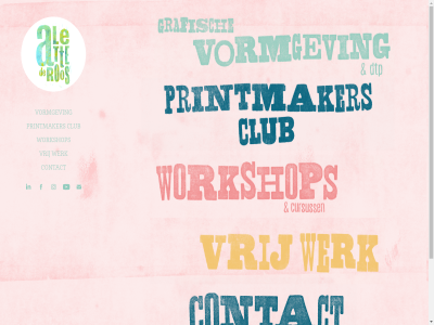alet club contact grafisch printmaker ros vormgev vrij werk workshop