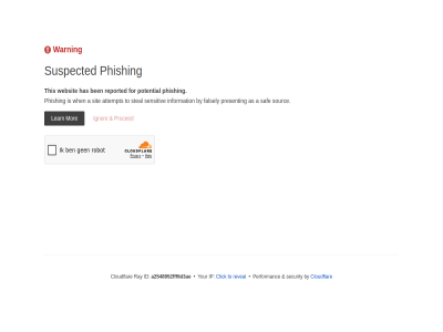 a a2548952fff6d3ae as attempt ben by click cloudflar falsely for has id ignor information ip learn mor performanc phishing potential present proced ray reported reveal saf security sensitiv sit sourc steal suspected this to warning websit when your
