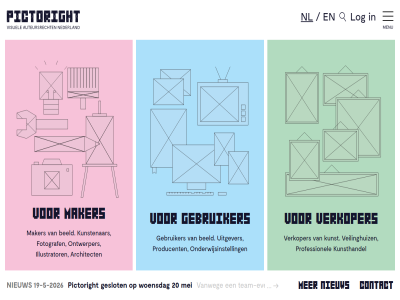-2026 -5 19 20 20th 21 a again all architect as availabl be beeld bereik closed contact dag day donderdag due evenement event fotograf gebruiker geslot hel homepag illustrator kantor kunst kunstenar kunsthandel log logo maker may mei menu nieuw nl offic on onderwijsinstell ontwerper pictoright producent professionel search team team-evenement the to uitgever usual vanaf vanoud vanweg veilinghuiz verkoper we wednesday wer will woensdag