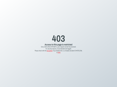 1 2144 2a02 3669 403 8701204 a acces and be believ blocked c206 cannot check for forbid id if incident it logged mistak nhws ninjafirewall pag pleas processed reason request restricted security sorry the this to with you your