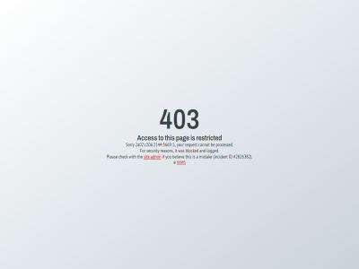 1 2144 2826382 2a02 3669 403 a acces and be believ blocked c206 cannot check for forbid id if incident it logged mistak nhws ninjafirewall pag pleas processed reason request restricted security sorry the this to with you your