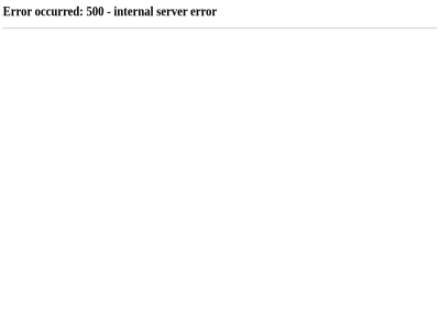 500 error internal occurred server
