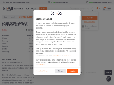 -4090557 0 0.00 00 020 10 11 1106 18 1884 22 55 550 86 accepter account acties advertenties amsterdam as assortiment bestel bezorg binn buit buurt cadeau cadeaus communicatie content cookie cookiebeleid cookies daarmee daarnaast del derd dinsdag donderdag drankenspeciaalzak elk filiaal gall gall.nl gebruikt gef gepersonaliseerd geplaatst geslot gin goed gratis hom huis informatie inlogg instell interesses internetgedrag intrek jou jouw keuz klant klikt korting land les locatie locaties logo maandag main mak makkelijker medewerker media mogelijk morg nederland onz ophal partij pass per persoonlijker plaats privacybeleid probeert profiel reigersbos rout shop sind skip social spar spel stat techniek to toestemm uniek vanaf vandag vanuit vergelijk verschill verzamel via volg vrag vrijdag webshop websit weiger welk wij wijn wijzig winkel woensdag zaterdag zoek zondag zuidoost