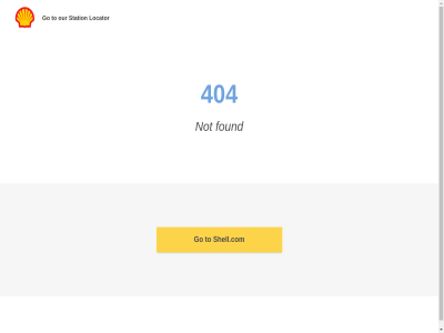 404 error found go locator not our shell.com station to