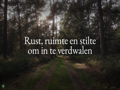 homepag kroondomein loo ruimt rust stilt verdwal verwonder vol