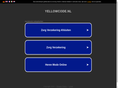 2024 copyright legal policy privacy yellowcode.nl
