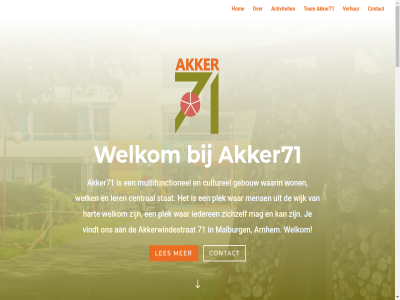 71 activiteit akker71 akkerwindestrat arnhem central contact culturel evenement gebouw gevond hart hom iederen ler les mag malburg mens multifunctionel plek stat team verhur vindt waarin war welkom werk wijk won zichzelf