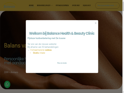 1 10 2019 aandacht afnam arnhem balan balanc beauty behandel binn buit cadeau clinic en eqology ere gezond gratis health hom huid huidverbeter icon intak intakegesprek lichaamszon licham m mann nieuw o person pijnloz plan ter vrouw websit welkom