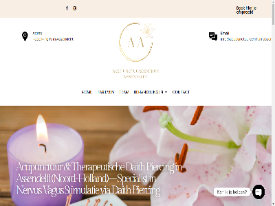 15 5 acupierc acupunctur acupunctuurcentrum acupunctuurcentrumassendelft adres afsprak algemen assendelft auriculo behandel benader bioresonantie blij blijft blog boek by chaty chines clairmont client contact copyright created creativ daith dank diepgaand eeuwenoud effectiviteit email evelin faq geneeswijz gezond grag help hen holistisch holland hom iemt inboek info info@acupunctuurcentrumassendelft.nl jou juist klacht kliniek letter liev manier natuurgeneeskund nem nervus noord noord-holland onz open piercing policy praktijk prikt privacy rbcz review ria ring rod servic specialist stimulatie tariev team therapeutisch therapie vagus verbaz verder verkenn via voorwaard vrag we wel welkom welzijn wereld wet