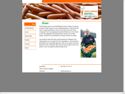 0 0031 13 30 47 5 5991 6 75 80 aanpak all baarlo bedrijf begint contact dag dienstverlen e eg en ervar familiebedrijf gan gecombineerd gericht geteeld gewas hierbij hom info@joostenpeen.nl jaarrond jar joost joostenpen klant kwaliteit kwaliteitsproduct limburg mat milieubewust nagenoeg nederland noord onderscheid onz oogstwijz perceelselectie product ras recept servic servicegericht sind smak soeterbek specialiser specifiek stat t teelt tel tevred topkwaliteit uitgangspunt vacatures vanaf ver versheid voldoet vollegrond vollegrondstuinbouw voorop waarbij we wens wij wortel wortelenbedrijf wortelweetjes zaaiperiod zorgvuld
