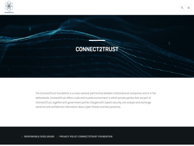 a about activ analyz and are best betwen can charged companies confidential connect2trust cros cross-sectoral cyber cyberwer disclosur environment exchang foundation gezamen government groter information inter menu national netherland offer part parties partner partnership policy practices privacy privat responsibl saf search sectoral security sensitiv that the threat together trusted which with