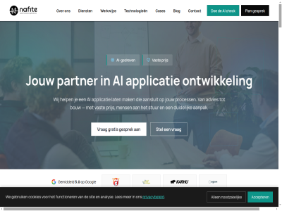 +31 1 2 2026 3 30a 36 38 4 43 5 5.0 6 6511 aanpak aansluit accepter advies adviser agent ah ai ai-agent ai-gedrev ai-ontwikkeltraject ai-workflow algemen all allen analys applicatie applicatieontwikkel bedrijfsapplicaties bedrijfsprocess bekijk beoordel blog bouw cases check combiner contact cookies crm crm-oploss daarnaast dienst digital doe duidelijk functioner gebruik gedrev gemiddeld gesprek googl gratis help info@nafite.com jouw klantportal lat legacy legacy-system les maatwerk mak mens mkb nafit nijmeg noodzak ontwikkel ontwikkeltraject oploss optimaliser organisaties partner plan prijs privacybeleid process recht scan sit spoorstrat stel strategisch stur system technologieen vast veelgesteld vervang voorbehoud voorwaard vrag we werkwijz wij workflow