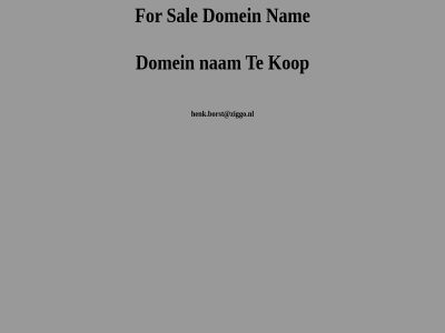 domein for henk.borst@ziggo.nl kop nam sal