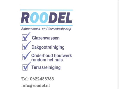 0622488763 info@roodel.nl roodel.nl tel