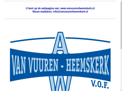 -2018 1999 bent domeinregistraties glazenwasserij hansmad info@vanvuurenheemskerk.nl mailadres nieuw partner schoonmak services webhost webpagina www.vanvuurenheemskerk.nl