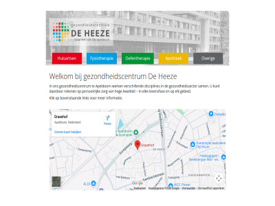 apeldoorn apothek bovenstaand daardor disciplines elk fysiotherapie gebied gezondheidscentrum gezondheidssector hez hog huisarts informatie klik kunt kwaliteit levensfas link oefentherapie over person reken sam verschill welkom werk zorg