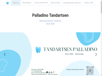 2003 about accept and are contact cookie hiring invasiv learn minimally mor new palladino patient pric servic sinc tandarts treatment us use we для пацієнтів українських